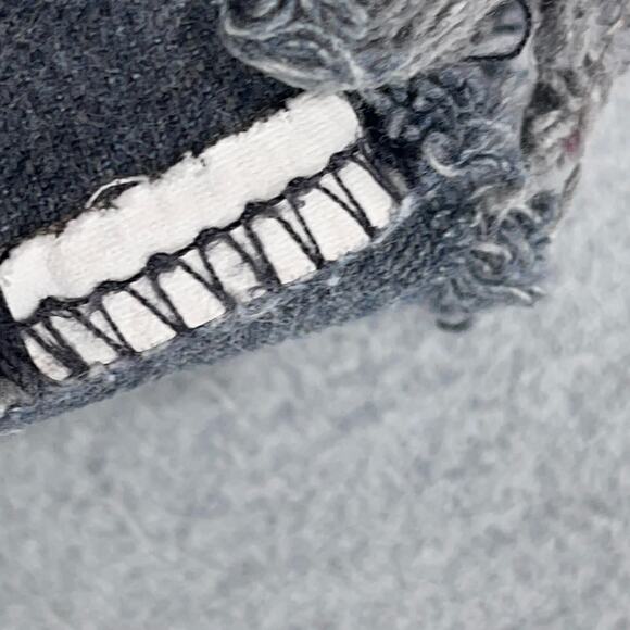 VTG Levi's 501 Shorts Women 28 Gray High Rise Button Fly Cutoff Distressed Denim - Picture 8 of 11